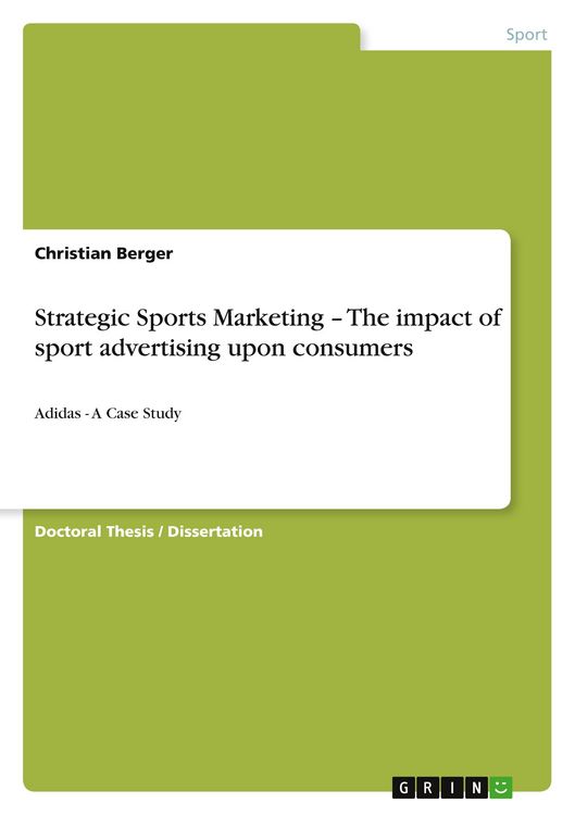 Produktbild: Strategic Sports Marketing - The impact of sport advertising upon consumers