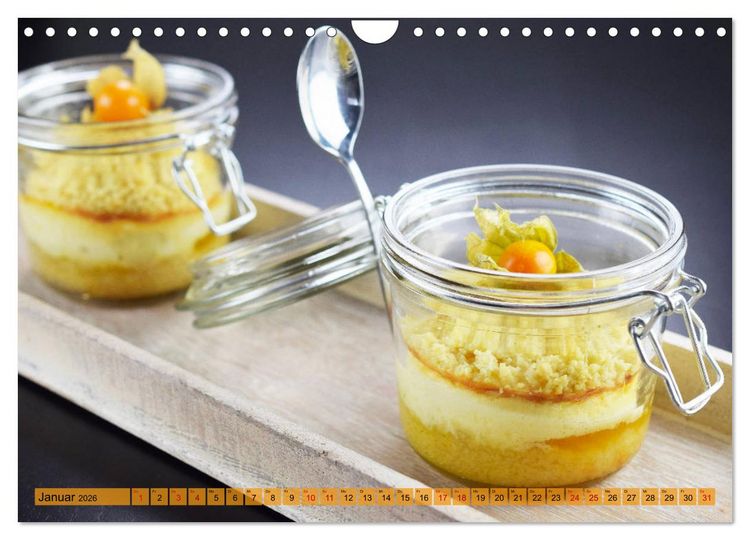 Produktbild: DESSERTVARIATIONEN (Wandkalender 2026 DIN A4 quer), CALVENDO Monatskalender