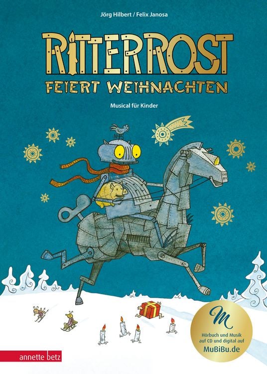 Produktbild: Ritter Rost feiert Weihnachten - Mit Goldfolie und weihnachtlicher &Uuml;berraschung im Buch
