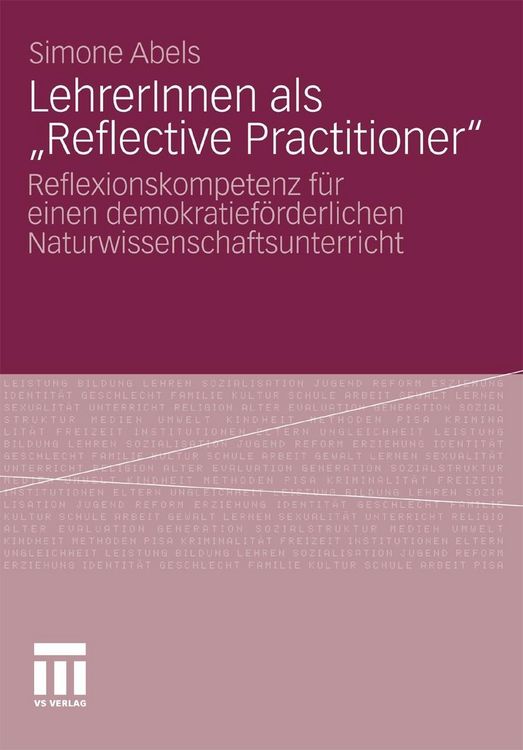Produktbild: LehrerInnen als "Reflective Practitioner"