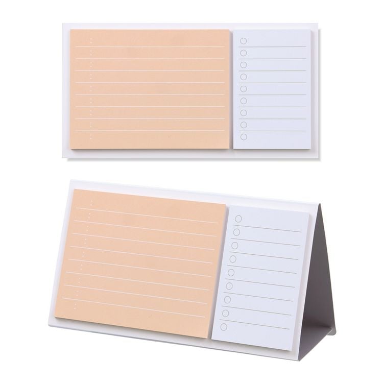 Produktbild: EMILY Sticky Notes Set (Schedule 01 Sandfarben) Haftnotizen | by KING JIM