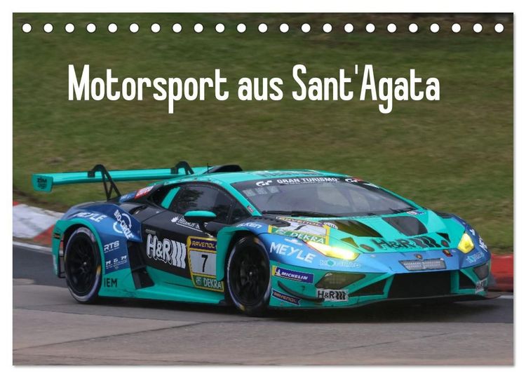 Produktbild: Motorsport aus Sant&rsquo;Agata (Tischkalender 2027 DIN A5 quer), CALVENDO Monatskalender