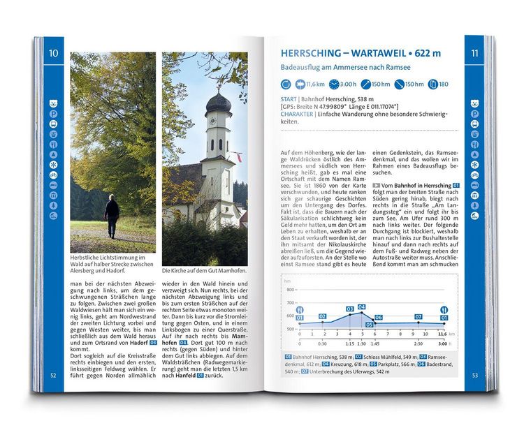 Produktbild: KOMPASS Wanderf&uuml;hrer Pfaffenwinkel, F&uuml;nfseenland, Starnberger See, Ammersee, 60 Touren