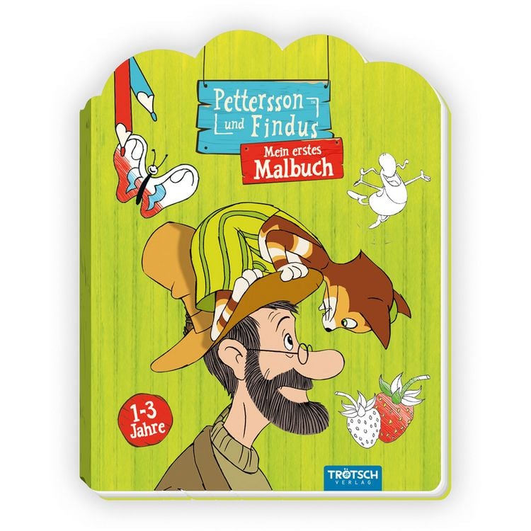Produktbild: Tr&ouml;tsch Pettersson und Findus Mein erstes Malbuch