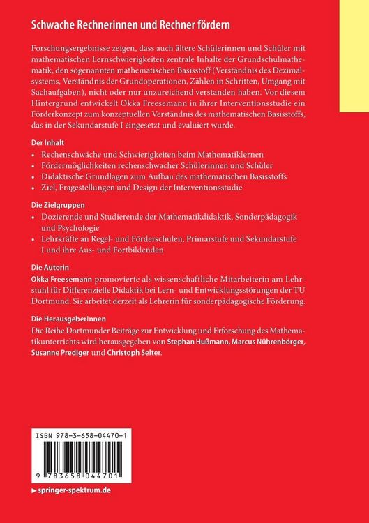 Produktbild: Schwache Rechnerinnen und Rechner f&ouml;rdern