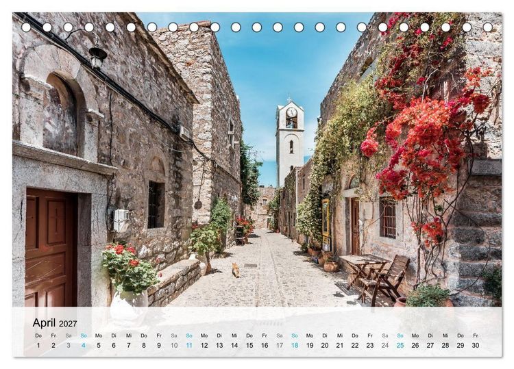 Produktbild: Griechenland - Inselparadies in Europa (Tischkalender 2027 DIN A5 quer), CALVENDO Monatskalender