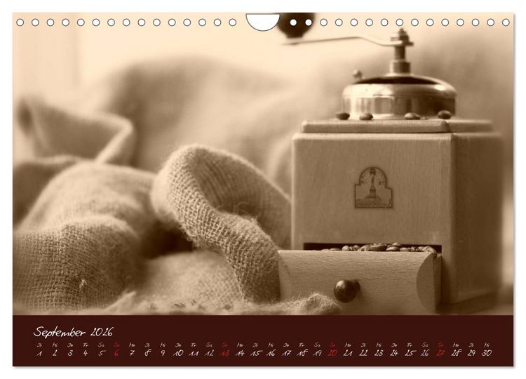 Produktbild: Kaffee Genuss Jahreskalender (Wandkalender 2026 DIN A4 quer), CALVENDO Monatskalender