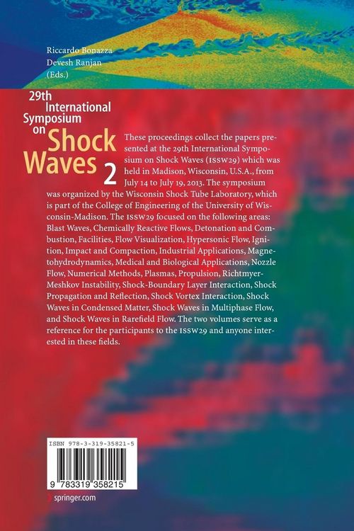 Produktbild: 29th International Symposium on Shock Waves 2