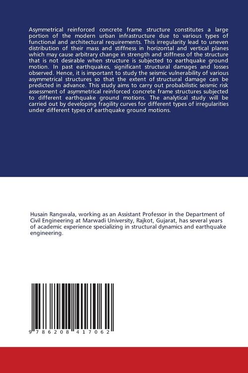 Produktbild: Seismic Fragility Analysis of Asymmetrical RC Frame Structures