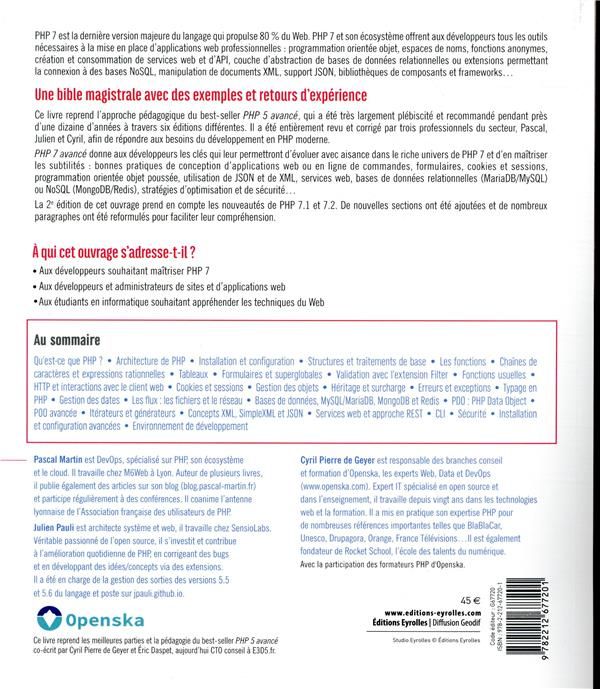 Produktbild: Php 7 avance couvre php 7 1 et