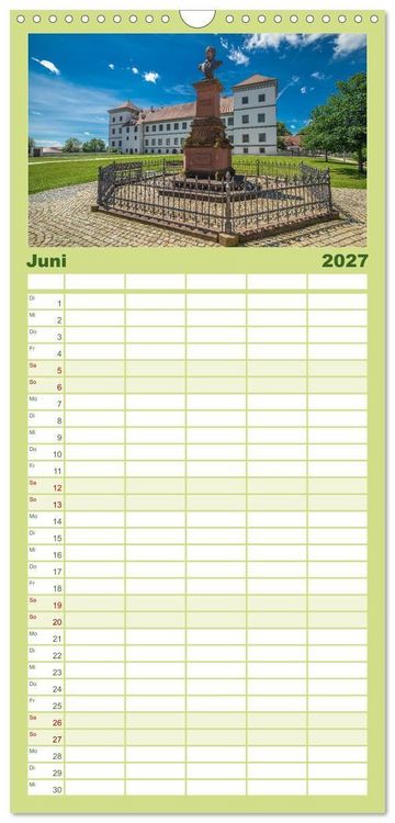 Produktbild: Familienplaner 2027 - Sch&ouml;nes Me&szlig;kirch mit 5 Spalten (Wandkalender, 21 x 45 cm) CALVENDO