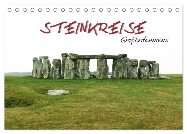 Produktbild: Steinkreise Gro&szlig;britanniens (Tischkalender 2026 DIN A5 quer), CALVENDO Monatskalender