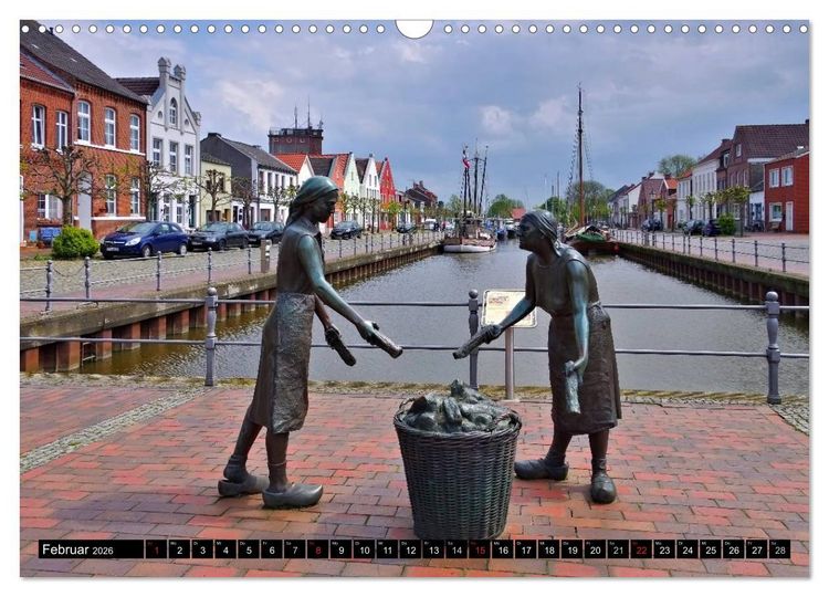 Produktbild: Papenburg und das Rheiderland (Wandkalender 2026 DIN A3 quer), CALVENDO Monatskalender