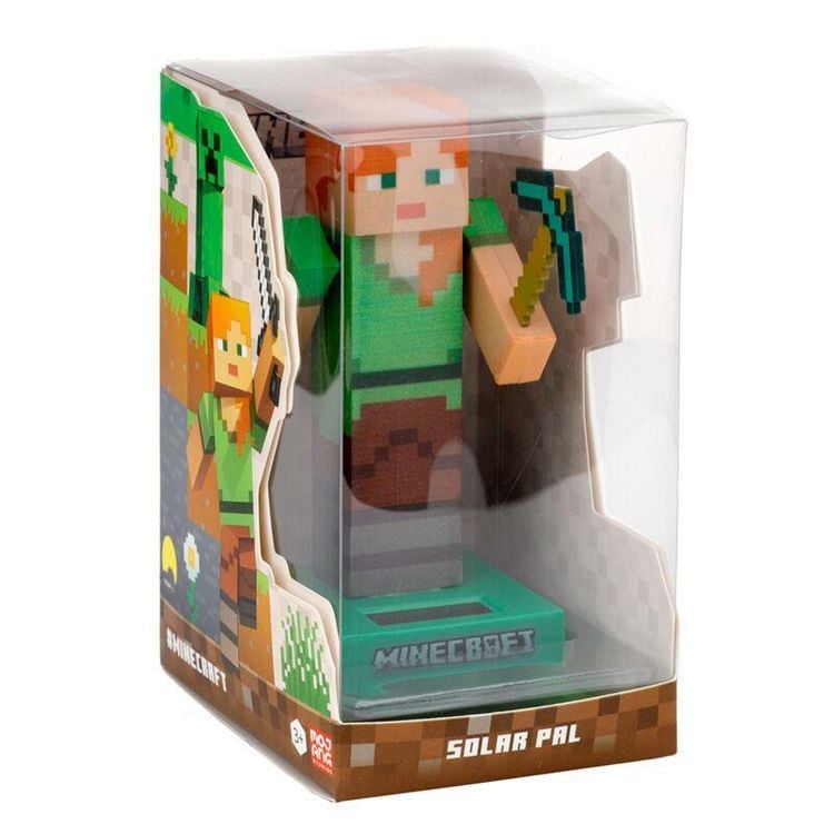 Produktbild: Minecraft Alex Solar Pal Wackelfigur
