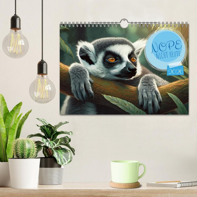 Produktbild: Nope - Heute Nicht (Wandkalender 2026 DIN A4 quer), CALVENDO Monatskalender