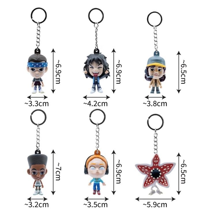 Produktbild: Stranger Things Hero Schl&uuml;sselanh&auml;nger - Blindpack