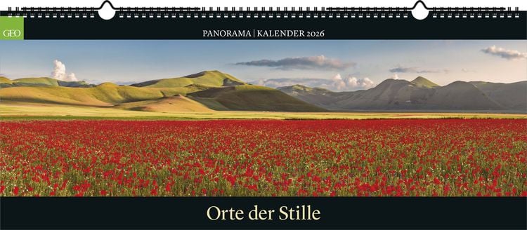 Produktbild: GEO Panorama: Orte der Stille 2026 - Panorama-Kalender - Wand-Kalender - Groß-Formate - 120x50