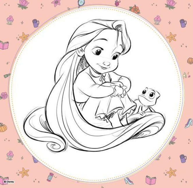 Produktbild: Disney Prinzessin: Kleine Prinzessinnen Malblock