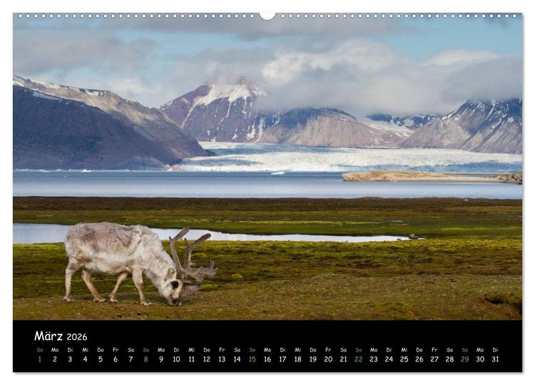 Produktbild: Spitzbergen (Wandkalender 2026 DIN A2 quer), CALVENDO Monatskalender