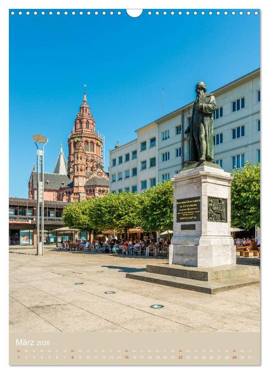 Produktbild: Mainz - Ein Portr&auml;t (Wandkalender 2026 DIN A3 hoch), CALVENDO Monatskalender