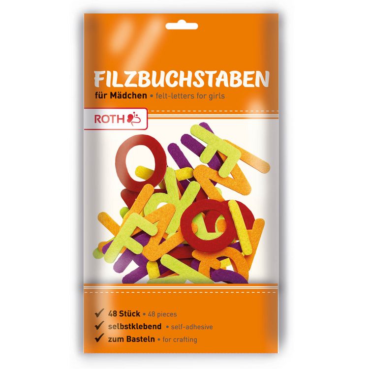 Produktbild: Filzbuchstaben Sortierung M&auml;dchen