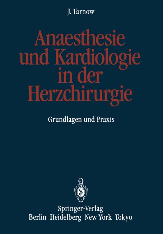 Produktbild: Anaesthesie und Kardiologie in der Herzchirurgie
