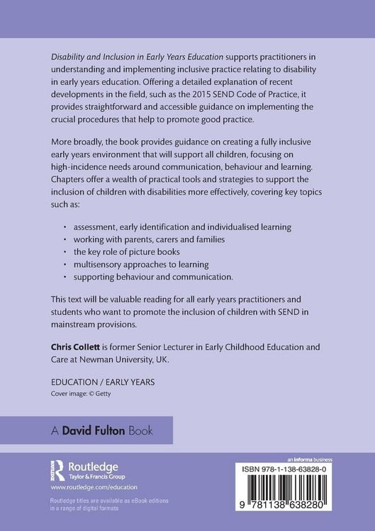 Produktbild: Disability and Inclusion in Early Years Education