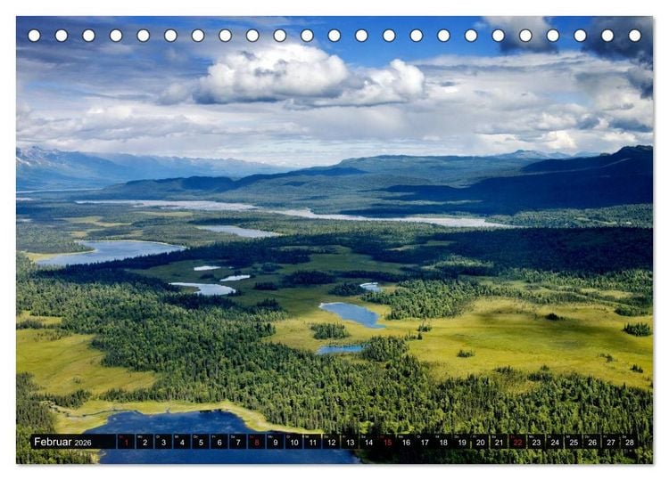 Produktbild: Alaska - Weites Land (Tischkalender 2026 DIN A5 quer), CALVENDO Monatskalender