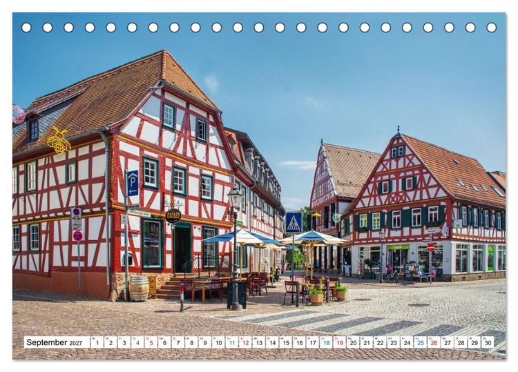 Produktbild: Seligenstadt - Die Stadt mit Geschichte und Flair (Tischkalender 2027 DIN A5 quer), CALVENDO Monatskalender