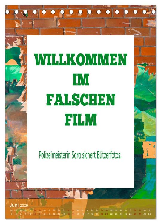 Produktbild: Lach du nur! - Flotte Spr&uuml;che schnell erkl&auml;rt (Tischkalender 2026 DIN A5 hoch), CALVENDO Monatskalender