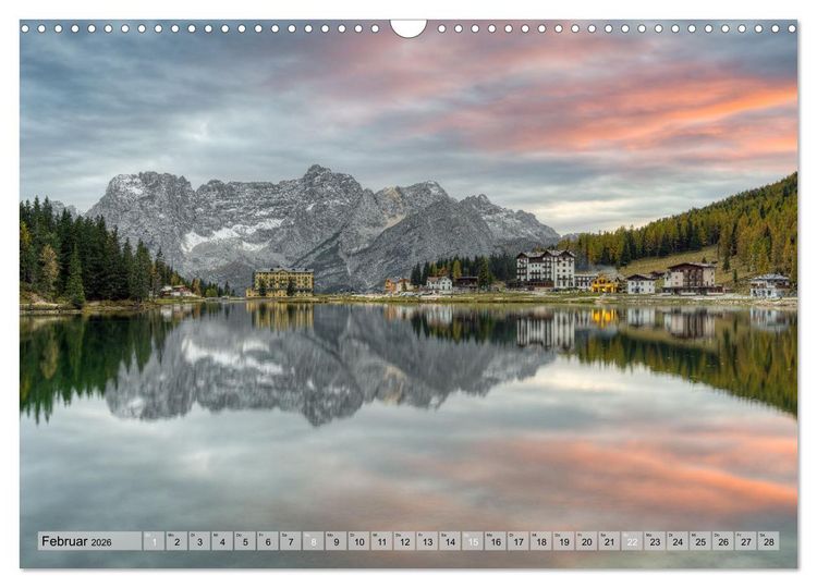 Produktbild: Faszination Dolomiten (Wandkalender 2026 DIN A3 quer), CALVENDO Monatskalender