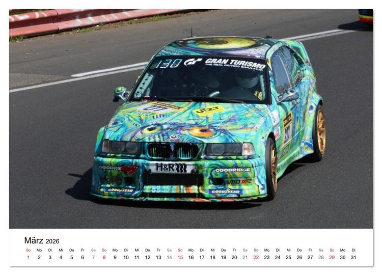 Produktbild: Bayerische Motoren Werke im Motorsport (Wandkalender 2026 DIN A2 quer), CALVENDO Monatskalender