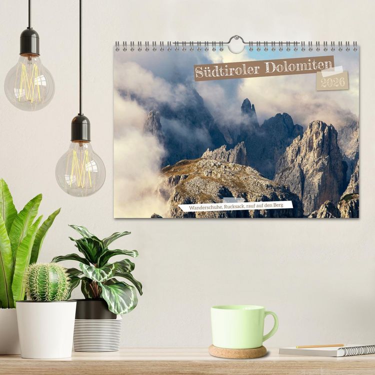 Produktbild: S&uuml;dtiroler Dolomiten (Wandkalender 2026 DIN A4 quer), CALVENDO Monatskalender