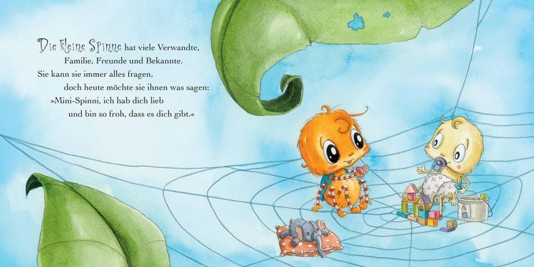 Produktbild: Die kleine Spinne Widerlich hat dich lieb (Pappbilderbuch)