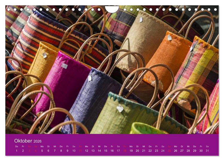 Produktbild: March&eacute; Provencal - M&auml;rkte der Provence (Wandkalender 2026 DIN A4 quer), CALVENDO Monatskalender