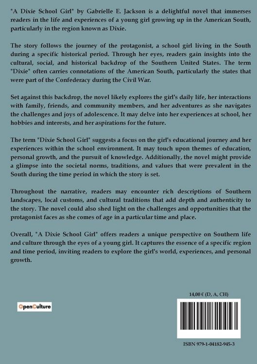 Produktbild: A Dixie School Girl