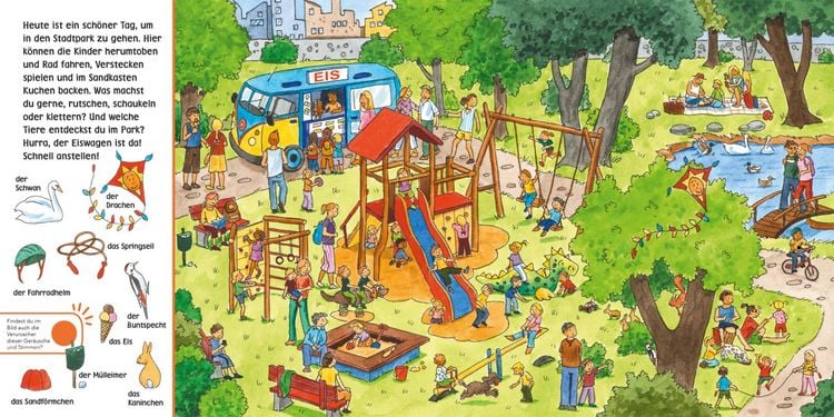 Produktbild: H&ouml;r mal (Soundbuch): Wimmelbuch: In der Stadt