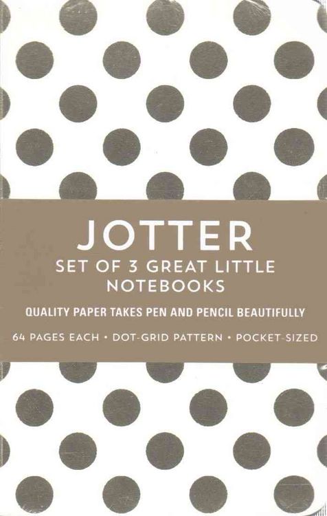 Produktbild: Bb-Gold Dots Jotter Ntbks 3pk
