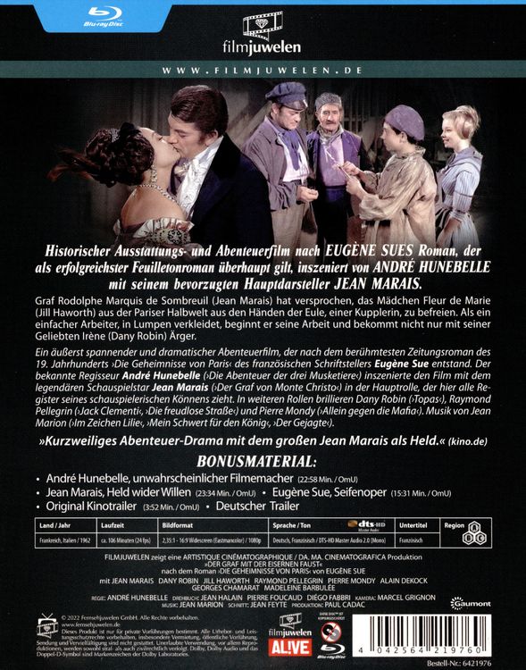 Produktbild: Der Graf mit der eisernen Faust (Die Geheimnisse von Paris) (Filmjuwelen)