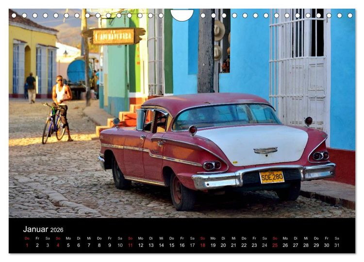 Produktbild: Cuba Cars (Wandkalender 2026 DIN A4 quer), CALVENDO Monatskalender