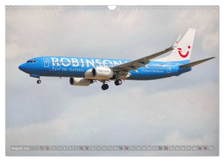 Produktbild: Flugzeuge - Eindrucksvolle Riesen am Himmel (Wandkalender 2026 DIN A3 quer), CALVENDO Monatskalender