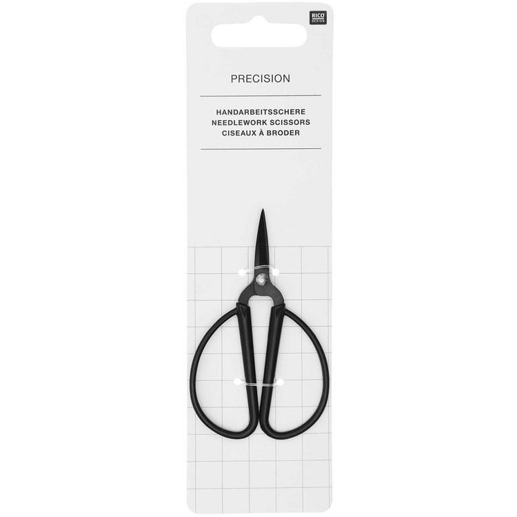 Produktbild: Handarbeitsschere Schwarz, 8,9 cm / 3,5"