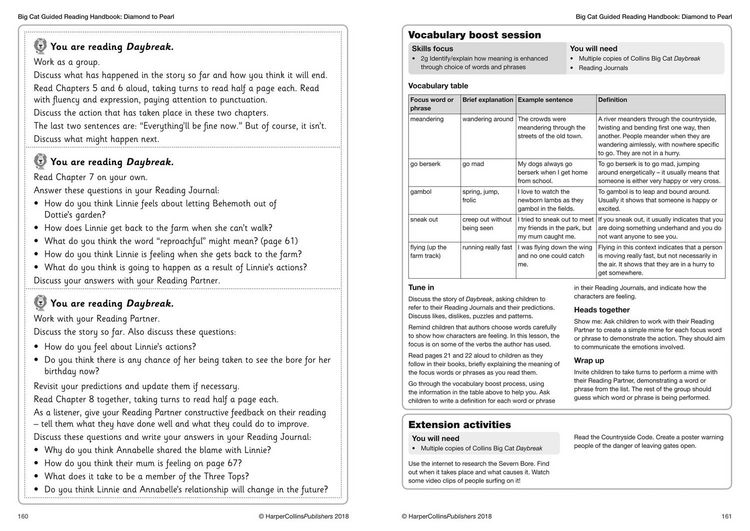 Produktbild: Collins Big Cat - Guided Reading Handbook Diamond to Pearl