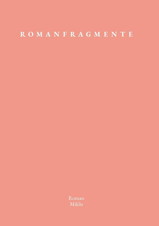 Produktbild: Romanfragmente