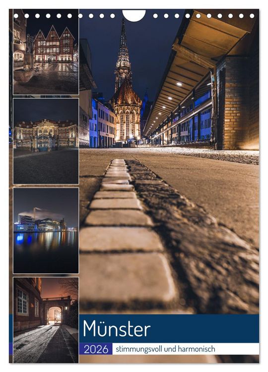 Produktbild: M&uuml;nster - stimmungsvoll und harmonisch (Wandkalender 2026 DIN A4 hoch), CALVENDO Monatskalender