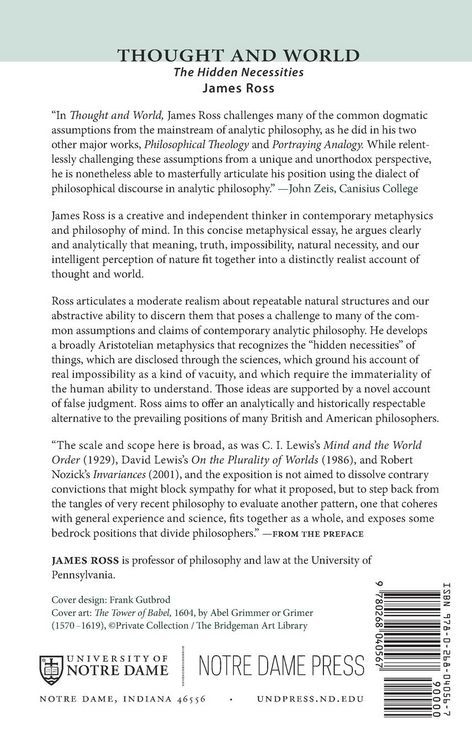 Produktbild: Thought and World