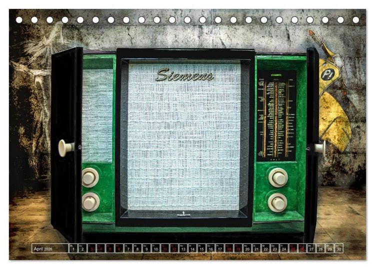 Produktbild: Lebensfreude Radio (Tischkalender 2026 DIN A5 quer), CALVENDO Monatskalender