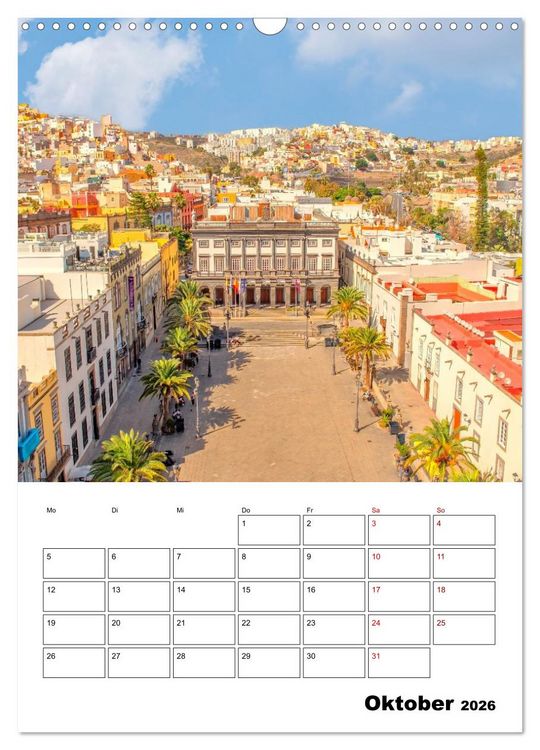 Produktbild: Las Palmas - ein traumhaftes Reiseziel (Wandkalender 2026 DIN A3 hoch), CALVENDO Monatskalender