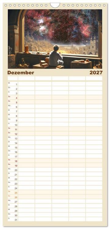 Produktbild: Familienplaner 2027 - Was heute noch wie ein M&auml;rchen klingt... mit 5 Spalten (Wandkalender, 21 x 45 cm) CALVENDO