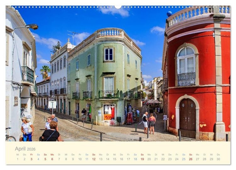 Produktbild: Algarve - Portugals goldene K&uuml;ste (Wandkalender 2026 DIN A2 quer), CALVENDO Monatskalender